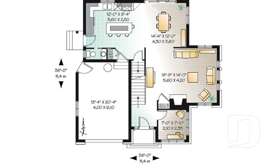 Rez-de-chaussée -  - Campbell 2