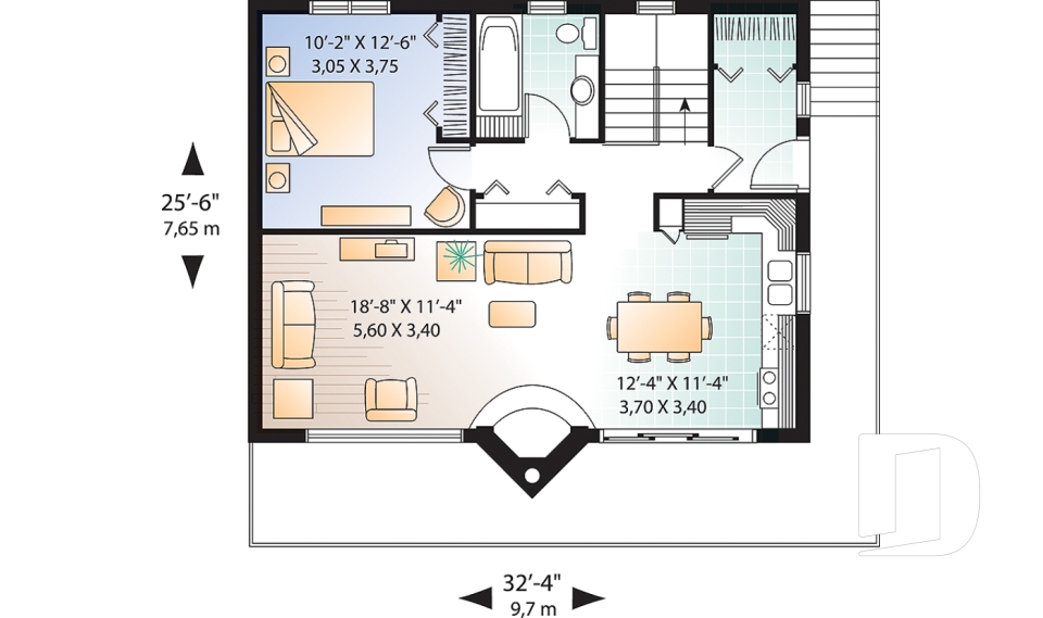 Rez-de-chaussée -  - Daméric