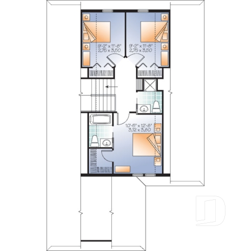 Étage - Maison style chalet bord de lac, 4 chambres, vue panoramique, bureau, espace boni, 2 chambres maîtres - Peregrine's View