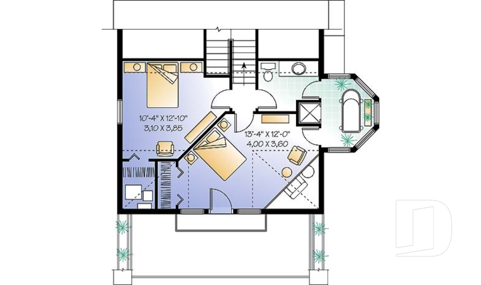Étage option 2 -  - Jetty 2