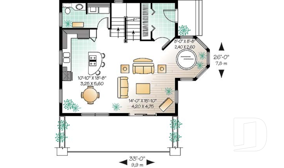 Rez-de-chaussée -  - Jetty 2