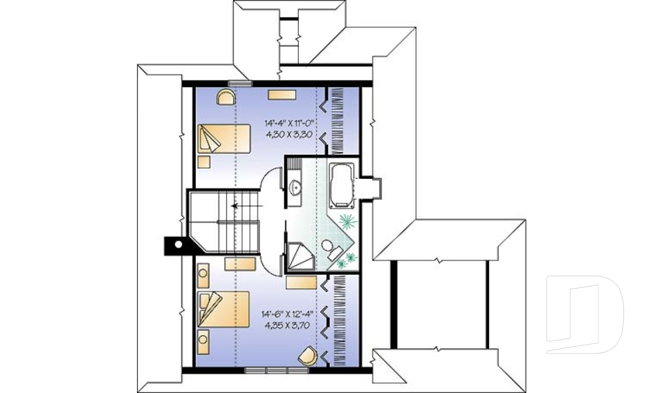 Étage -  - Madelaine 2