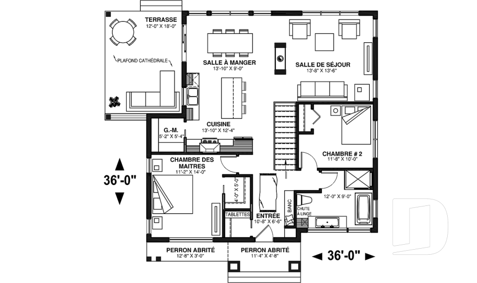 Rez-de-chaussée -  - Auburn