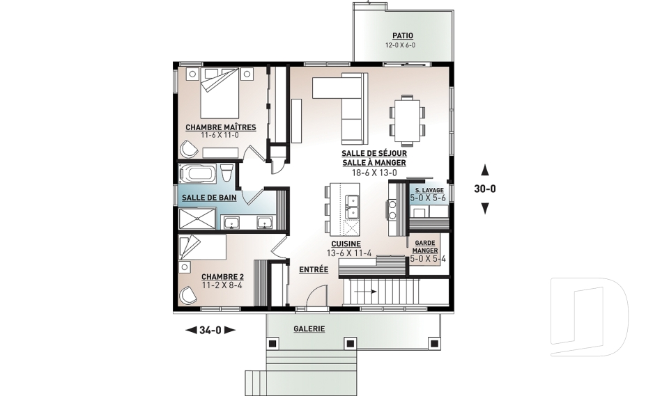 Rez-de-chaussée -  - Nordika 2