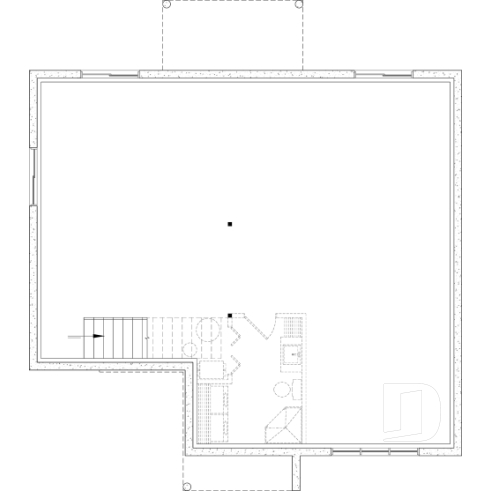 Sous-sol aménageable - Plain-pied élégant avec foyer central, grand îlot et jusqu’à 4 chambres modulables - Saint-James