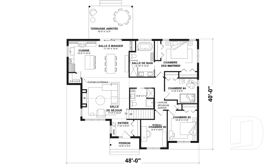 Rez-de-chaussée (Optionel $) -  - River Run