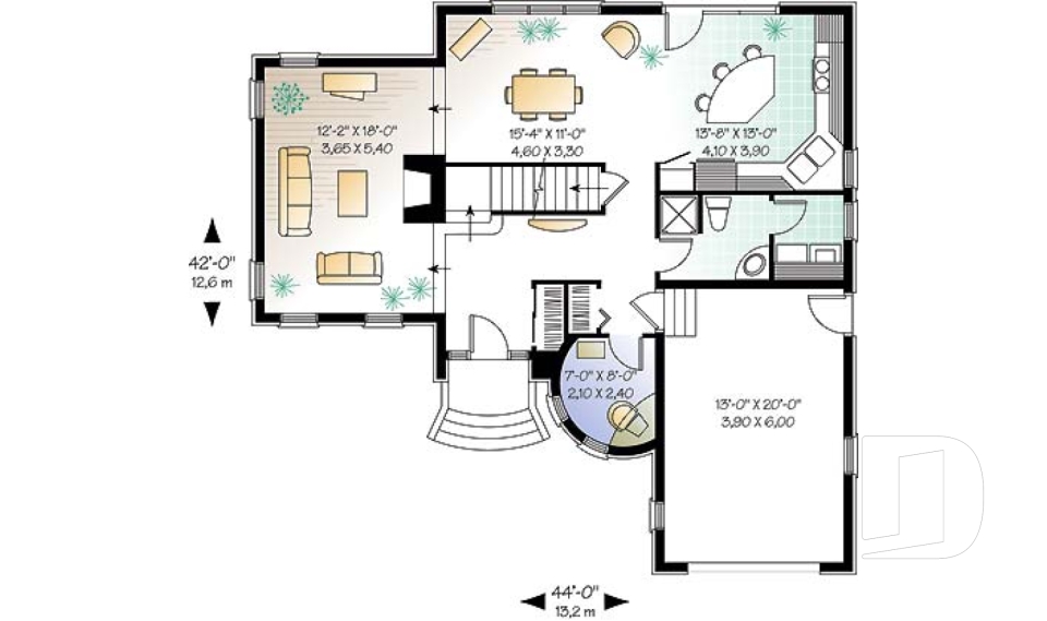 Rez-de-chaussée -  - Willingdon