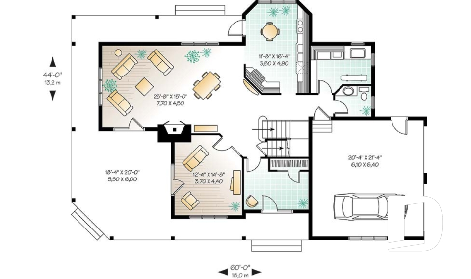 Rez-de-chaussée -  - Meridian 3