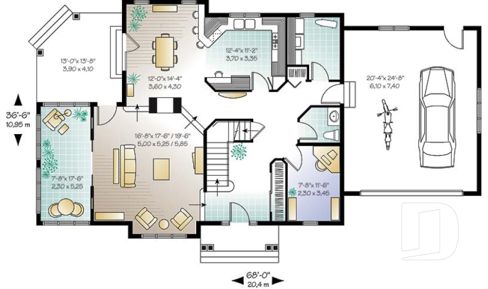 Rez-de-chaussée -  - Bainbridge