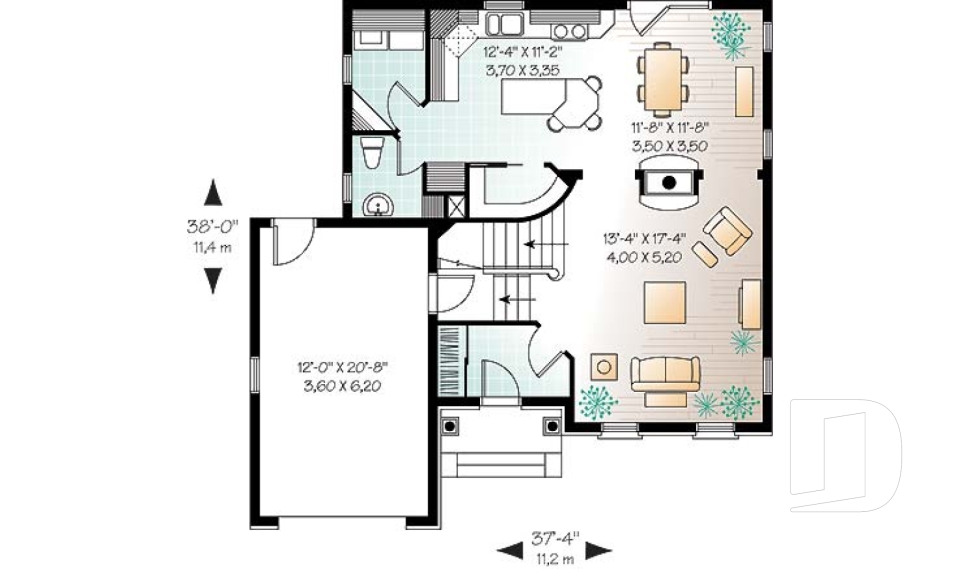 Rez-de-chaussée -  - Le Frontenac 