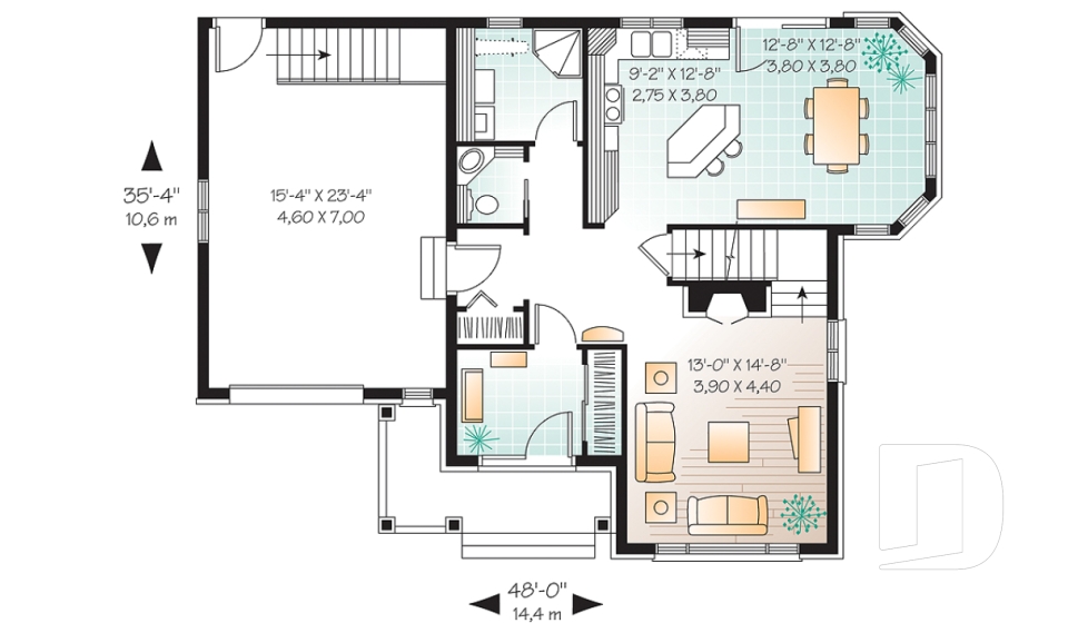 Rez-de-chaussée -  - Amiral 2