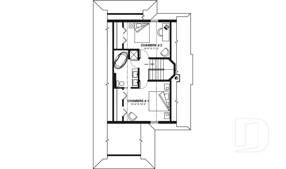 Étage -  - La Villa Bella