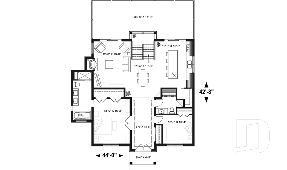 Rez-de-chaussée -  - Gleason