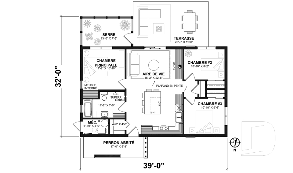Rez-de-chaussée -  - PUR 3