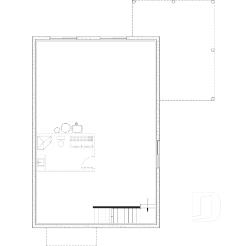 Sous-sol aménageable - Plan de petite maison scandinave éco-responsable, 1 à 4 chambres, bureau, finition sous-sol optionnel ($) - Rive