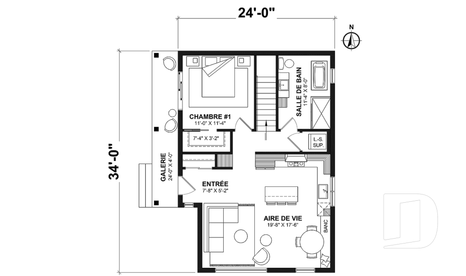Rez-de-chaussée -  - Appalaches