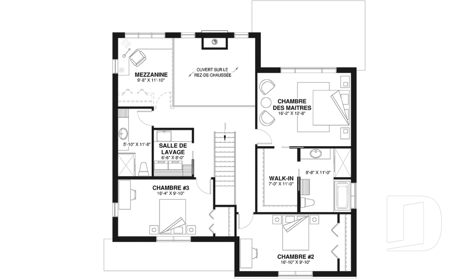 Étage -  - St-Arnaud - Éco