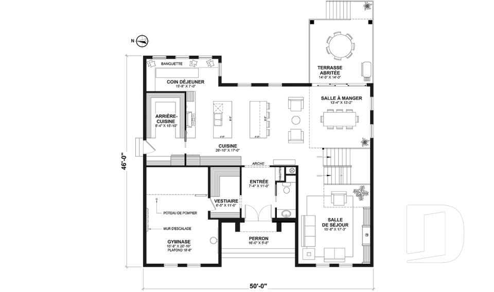 Rez-de-chaussée -  - Ventura