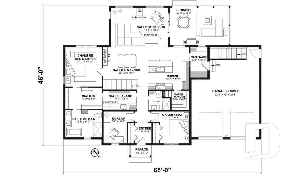 Rez-de-chaussée -  - Maple Way - Éco