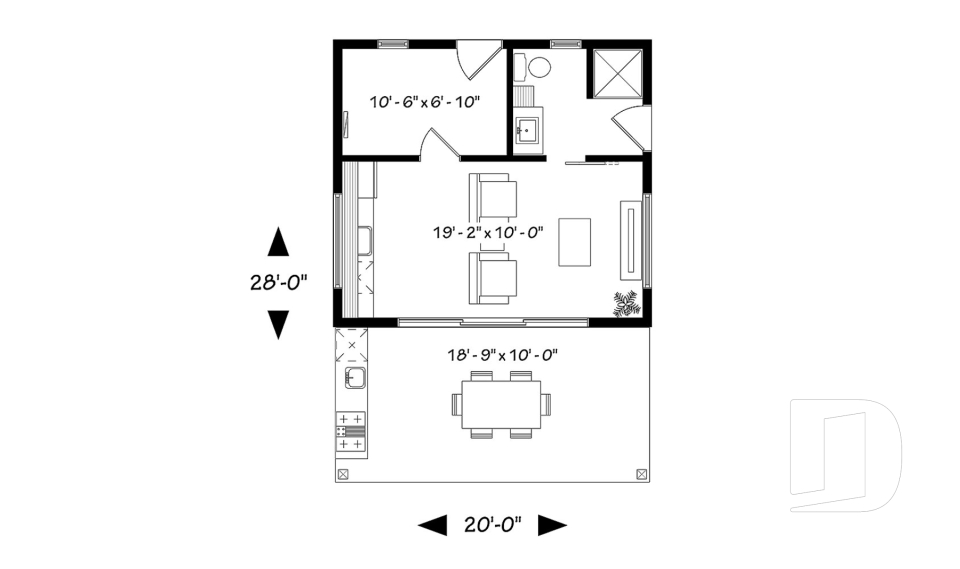 Rez-de-chaussée -  - Cabana 2