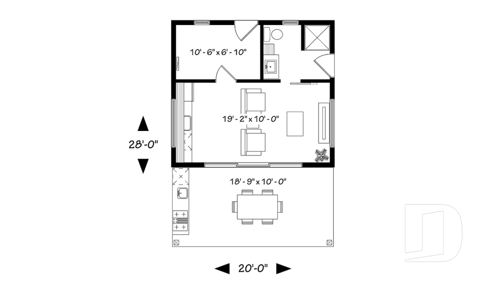 Rez-de-chaussée -  - Cabana 2