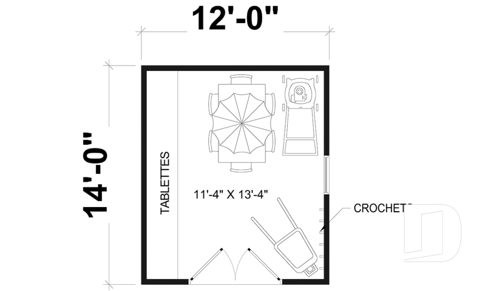 Rez-de-chaussée -  - Caribou