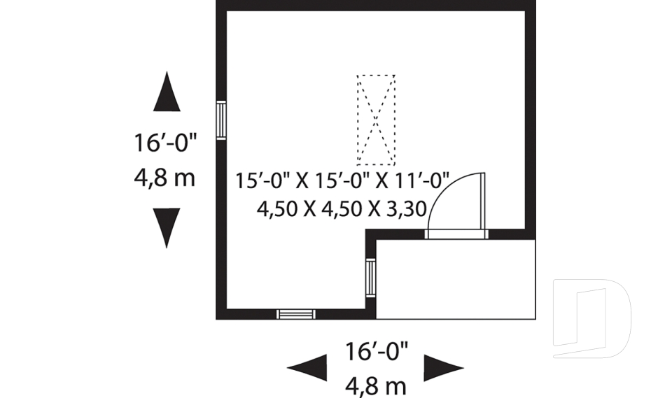 Rez-de-chaussée -  - Cachot 2