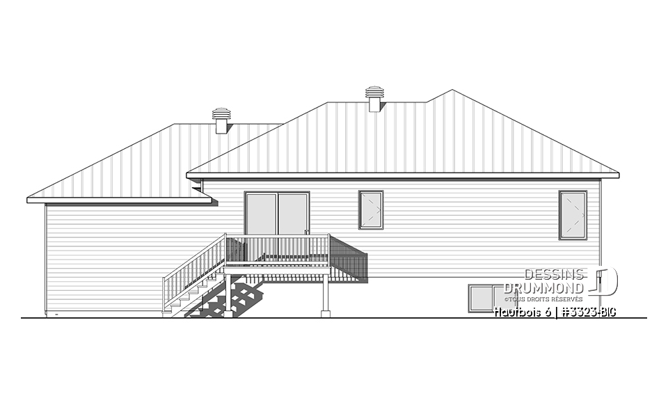 Élévation arrière - Hautbois 6