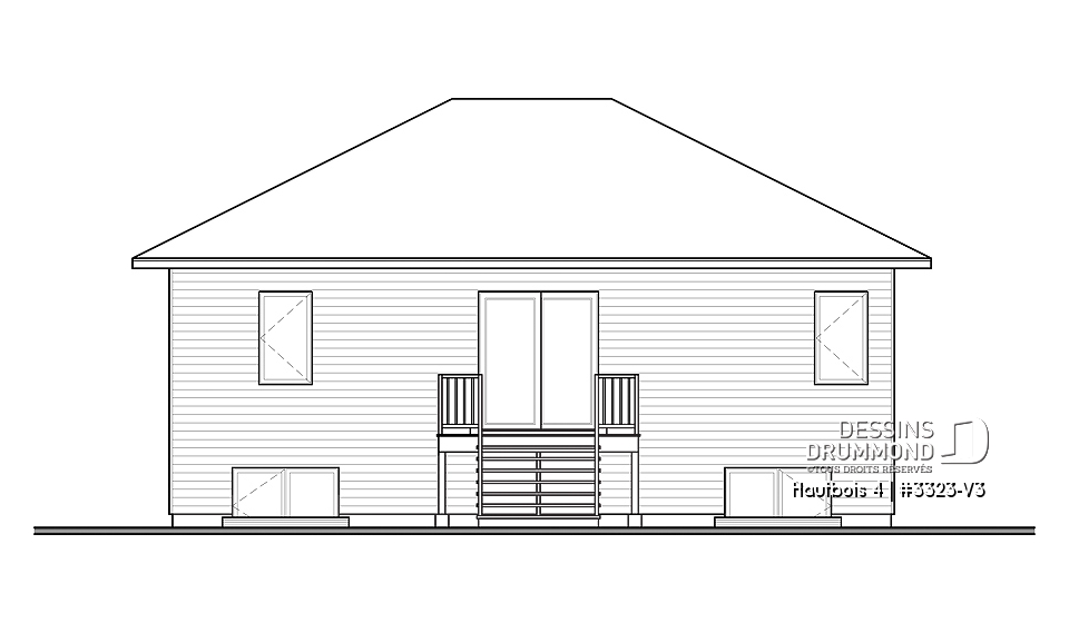 Élévation arrière - Hautbois 4