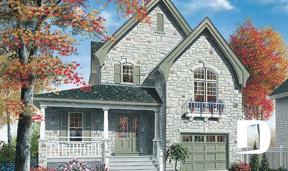 Vue avant - MODÈLE DE BASE -  - Bellecôte