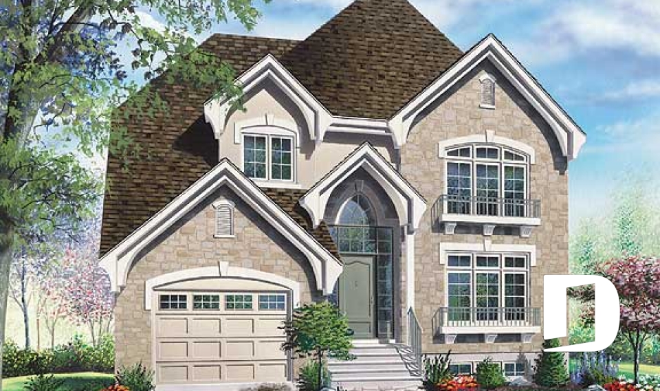 Vue avant - MODÈLE DE BASE -  - Rosier