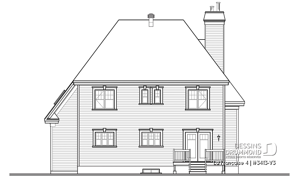 Vue arrière - MODÈLE DE BASE - La Française 4