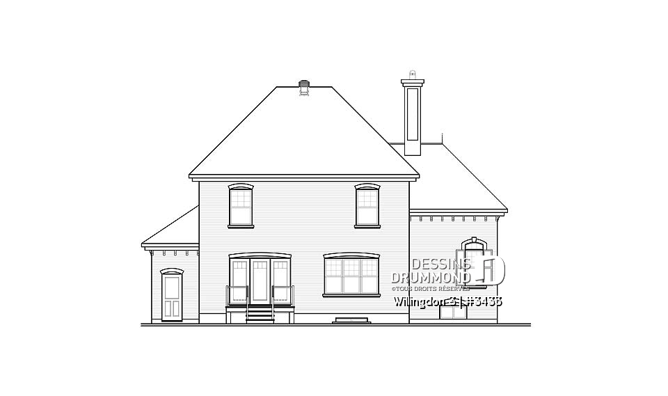 Élévation arrière - Willingdon 3